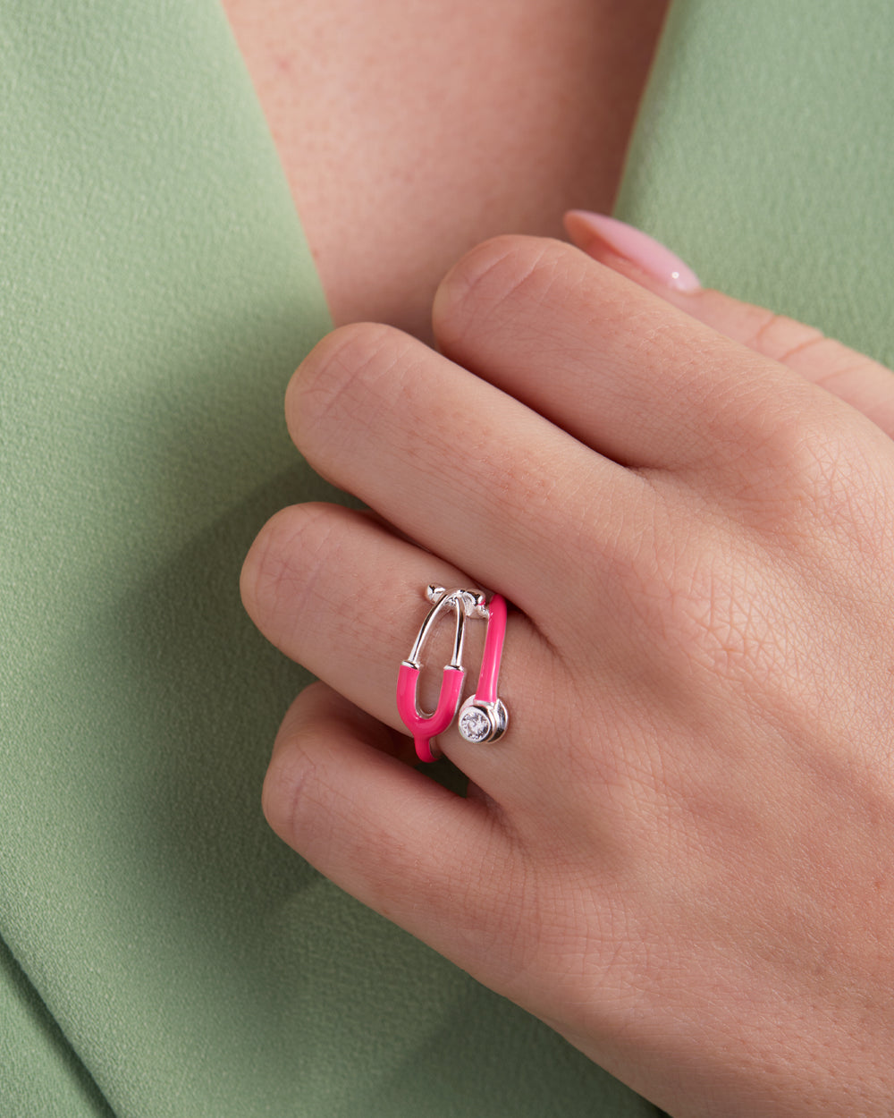 Stethoscope Enamel Ring